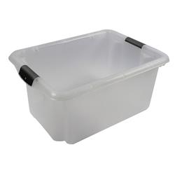 Image of Strata StoreMaster Crate Medium ClearSilver 510x375x240mm HW307