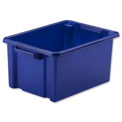 Image of Strata Midi Storemaster Crate 360x270x190mm Blue