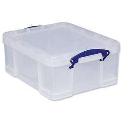 Image of Really Useful Storage Box Plastic Lightweight Robust Stackable 18C