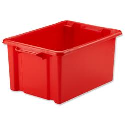 Image of Strata Maxi Storemaster Crate 470x340x240mm Red