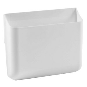 Image of Compactor home HangIt White Curved 5L Plastic Storage box