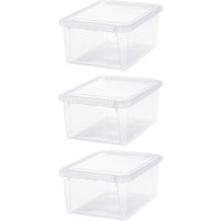Image of SmartStore Home 14L Set of 3 Boxes Clear
