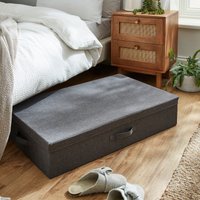 Image of Fabric Underbed Storage Box Charcoal