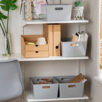 Image of Wham Studio Set of 4 Storage Baskets 502 Grey