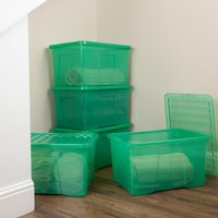 Image of Wham Crystal Set of 5 Boxes and Lids 60L Green